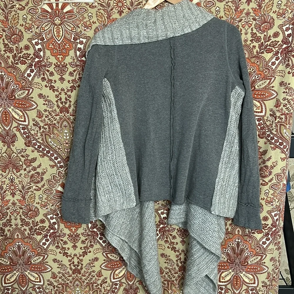 ANTRHO M Saturday Sunday open gray cardigan in EUC